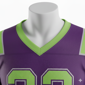 Camiseta de Fútbol Americano de Manga Corta, Sublimada, con Logotipo Personalizado, de Secado Rápido, Corte Regular, Estilo Hip Hop Universitario, en Oferta - Product Image 4