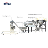 Ligne de production entièrement automatique à haut rendement pour la ligne de production de poudre à laver à emballage mixte en acier inoxydable