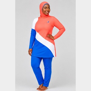 Nouvelle conception, ensemble de bikini islamique pour femmes de haute qualité, imprimé sur le devant, ensemble 2 pièces, séchage rapide, respirant, antibactérien, taille OEM - Product Image 5