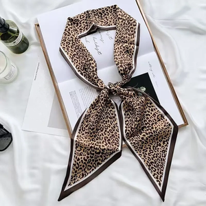Luxury Women's Square Silk <b>Scarf</b> Animal Horse Print Thin Narrow Skin-Friendly Durable Fashion Four Seasons - Product Image 5