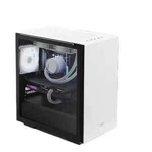 DEEPCOOL Magic Series PC Case - M-ATX, Side Tempered Glass, White, Supports 360mm AIO, Gaming MATX Chassis