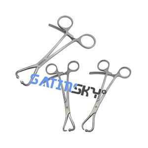 Juego de instrumentos quirúrgicos con fórceps ortopédicos de reducción y sujeción de placa de 3 piezas, acero inoxidable, excelente alta calidad - Product Image 1