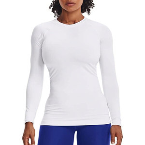 OEM Women Fitness Base Layer Shirt Breathable Long Sleeve Compression <b>Top</b> for Athletic Training Workout Running and Sports Use - Product Image 4