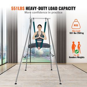 Supporto per Amaca da Yoga Aereo, Altezza 9,67 piedi, Amaca Aerea Portatile da 6,6 Iarde, Massima Lunghezza 551,1 pollici - Product Image 2
