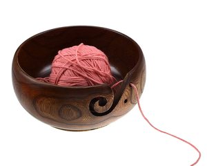 Support à fil en bois écologique personnalisé avec fente pour boucles, idéal pour le tricot et le crochet, fabriqué en Inde - Product Image 3