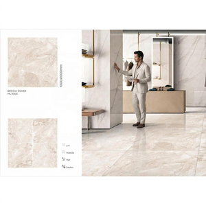 Baldosas de Porcelana Vistaar Carrara Blanca de 1000x1000mm, Acabado Brillante, GVT, Loseta de Cerámica Pulida - Product Image 2