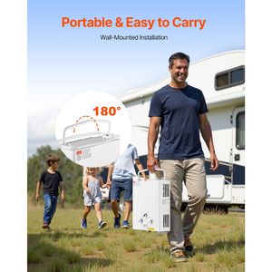 Calentador de Agua Portátil de Propano sin Tanque de 5L para Exteriores, 34000 BTU, 1.32 GPM, con Accesorios para Agua Caliente Instantánea + Calentadores de Agua a Gas - Product Image 3