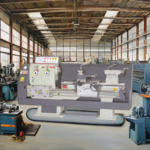 เครื่องกลึงงานหนักแบบมีเกียร์ทั้งหมด ความยาวแท่น 9 ฟุต ความสูงแกนกลาง 10.5 นิ้ว ขนาดรูแกน 2 นิ้ว พร้อมกล่องเกียร์ Norton - Product Image 1