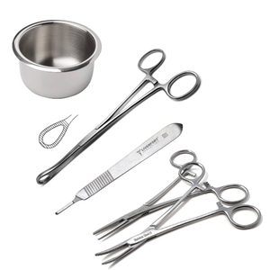 Kit d'insertion et d'extraction d'implants hormonaux manuels de haute qualité, ensemble d'instruments chirurgicaux obstétriques/gynécologiques en acier inoxydable, certifié CE - Product Image 1