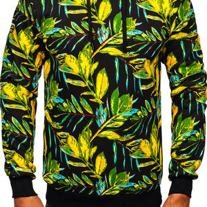 Sweat-shirt à capuche pour homme, noir uni, en polaire polyester, séchage rapide, décontracté, coupe classique, manches régulières, avec poches, 370g - Product Image 6