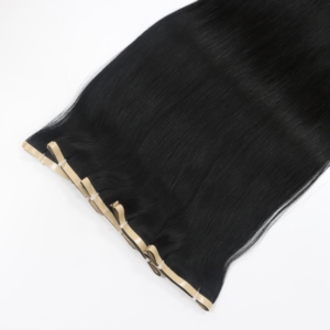 เทปในร่างกายหยักสีดำเวียดนามมนุษย์ผมที่จะทำให้วิกผม - Product Image 6