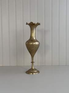 Juego de Jarrones de Flores de Mesa Hechos a Mano, los Más Vendidos, Porta Plantas Artificiales de Lujo, Maceta de Metal, Impresionante Jarrón Indio de Latón - Product Image 4