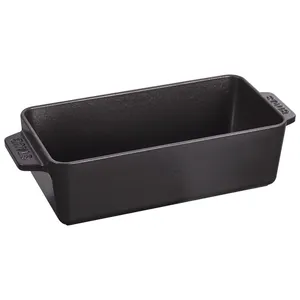 Molde Rectangular para Pan de Hierro Fundido Esmaltado con Tapa y Asas Laterales para Hornear en Horno - Product Image 1