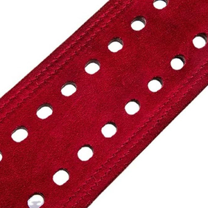 Wholesale Brown Suede Cowhide Leather Breathable Comfort Advanced Protection Lifting Belt Double Prong Power <b>Weight</b> <b>Training</b> - Product Image 5