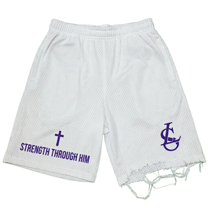 Trendy <b>Hip</b>-Hop American Unisex Mid Canvas Shorts Running Sports Casual Mesh Quick-Dry Basketball Drawstring Summer Training - Product Image 3