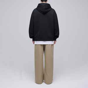 Sudadera con capucha de tela gruesa, impresión de logotipo personalizado, ropa urbana, venta al por mayor OEM - Product Image 6