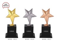 Premio de metal duradero con revestimiento de primera calidad y construcción robusta, adecuado para todo tipo de ceremonias de premiación, trofeo de metal personalizado.