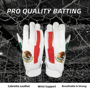 KATBROS INDUSTRIES Black Knit Batting <b>Gloves</b> <b>Red</b> Stitch Design Ambidextrous Hook Loop Closure Unisex Adult Training Durable - Product Image 3