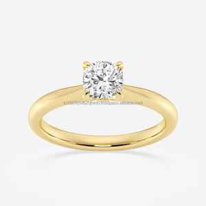 Arin/Oro de 18K/14K con diamantes naturales certificados GIA/IGI modernos, o diseños personalizados con anillos de diamantes MOQ bajos - Product Image 3