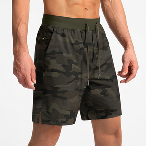 Men's <b>Quick</b> <b>Dry</b> Drawstring <b>Shorts</b> with Pockets Mid Waist Casual Sport Style 100% Cotton Woven Fabric Front Logo Skull Design - Product Image 6