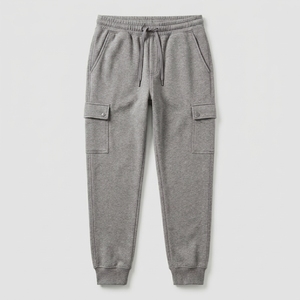 Custom Made Men Fleece Sweatpants Top Selling Private Label Casual Style Mid Straight High Quality Adult Size Fleece Jogger Pant - Product Image 1