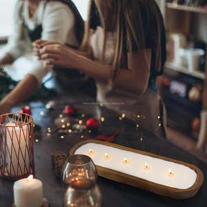 Plateaux en bois émaillé imprimés au meilleur prix Plateau de service en bois imprimé floral Plateau en bois imprimé émaux Fabriqué en Inde FWE - Product Image 5