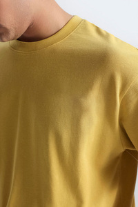 Camiseta Deportiva Personalizada 100% Algodón, Ligera, Transpirable, Ajustada, para Gimnasio, Compresión, Ecológica, para Hombre - Product Image 3