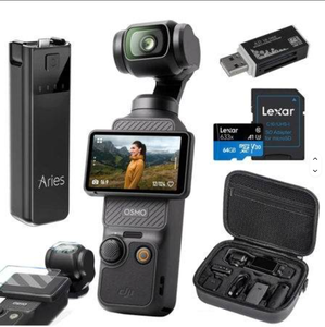 Cámara Deportiva Osmo Action 3 en Oferta, 4K, Resistente al Agua, HDR, 120 FPS, Antivibración, Grabadora de Vlogs Subacuática para Exteriores con Imágenes CMOS - Product Image 1