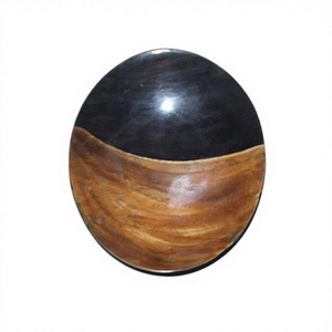 Bols en corne de vache naturelle sculptés, étanches, pour la décoration de table, événements, décoration de la maison, hôtel, restaurant, ustensiles de cuisine, objets d'art, collection - Product Image 3