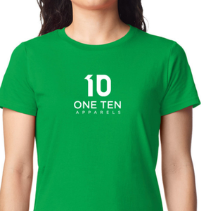 Camiseta de Mujer de Peso Medio en Color Verde Irlandés, Camiseta de Manga Corta de Algodón Suave, Top Básico Informal y Cómodo, Calidad Premium - Product Image 4