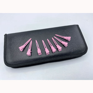 Wholesale Baby Pink Micro-<b>bead</b> Hair <b>Extension</b> Tools Kit Stainless Steel Professional Two Holes Pliers,Clips With Custom Case - Product Image 5