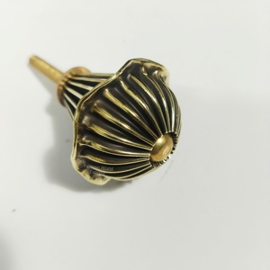 <b>Rustic</b> Industrial Brass Door Knob Made From High Quality Metal Perfect for Adding Character to Modern and Traditional Spaces - Product Image 1