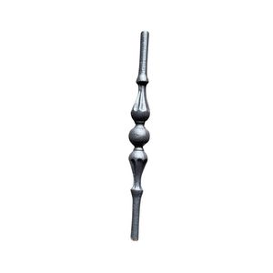 Base de poste de metal de alta resistencia, tradicional, con diseño arquitectónico duradero, componentes ornamentales y elementos para barandales de hierro forjado. - Product Image 1