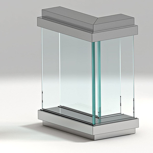 Vách ngăn kính hai lớp tùy chỉnh rõ ràng vách ngăn văn phòng có thể điều chỉnh cách âm vách ngăn mô-đun - Product Image 4