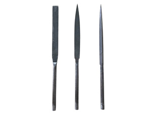 FACTORY PRICE DIY 3 Types Steel Files 10-Inch D25 Hand File Smooth Cut Natural Finish Jewelry Repair <b>Tools</b> Precision Metal Wood - Product Image 6