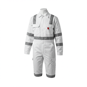 Wholesale Custom Men Mechanics <b>Construction</b> Clothing Workwear Safety Reflective Coverall Workwear <b>Overalls</b> hi vis coverall - Product Image 2