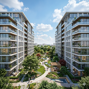 Gabinetes de Cocina Modernos de Melamina MDF de Alta Calidad, Personalizados por JY Project, Ecológicos, Fáciles de Instalar, Proveedor de Vietnam, para Uso Doméstico - Product Image 1