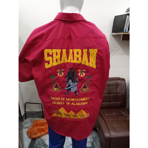 Dickies Shirt Shaaban Temple Shirt <b>Maroon</b> Shirt - Product Image 3