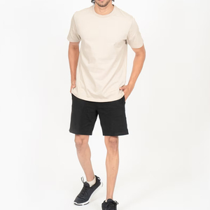 High Quality 100% Cotton Men's Formal Oversized Loose Fit Heavy Weight T-Shirt Silk <b>Screen</b> Printed Front Design Anti-Pilling - Product Image 3