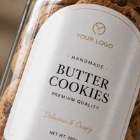 Étiquettes en papier synthétique imprimées sur mesure en usine, rouleaux d'autocollants adhésifs imperméables pour l'emballage alimentaire