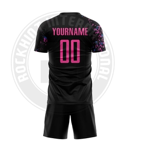 Ensemble maillot et short de football haute performance, léger et à séchage rapide, pour entraînement et compétition - Product Image 2