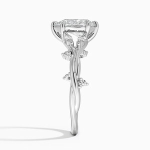 Anillo BOJ 021 con Corte de Pera, Plata 925, Diseño Azalea Twist, Diamante de 2ct, Color D, VVS1, Moissanita, Certificado GRA, Anillos en Oferta a Bajo Precio - Product Image 3