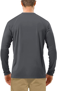 Maillots de pêche unis à bas prix pour hommes – Vente directe usine Meni – Chemises de pêche respirantes anti-UV – Maillots Ringer – Meilleures ventes pour hommes - Product Image 6