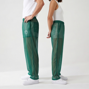 Manufacture Sheer Mesh <b>Pants</b> Unisex 100% Polyester Lightweight <b>Summer</b> See Through <b>Pants</b> Unisex Elastic Waist Transparent <b>Pants</b> - Product Image 5
