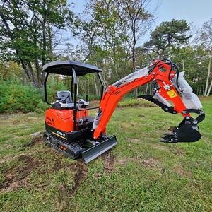 Mini-excavatrice sur chenilles de 1 tonne, équipement de construction hydraulique avec composants essentiels : moteur et propulseur - Product Image 3