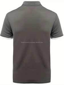 Nueva moda para hombre, ropa deportiva de verano, camiseta informal de algodón de manga larga, ajustada, transpirable, de talla grande, patrón sólido, tela de gofres - Product Image 5