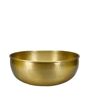 Tazón de Metal de Alta Calidad para Servir Ensaladas, Frutas, Utensilios de Cocina para Mesa de Comedor, Acabado Premium - Product Image 3