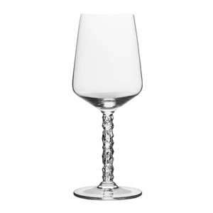 Gobelet à vin en verre transparent de luxe avec pied en cristal facetté, vaisselle élégante pour la table de haute gastronomie, service de verres à champagne - Product Image 1