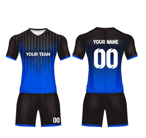 Uniformes de Fútbol Personalizados al por Mayor para Adultos Unisex, Camisetas de Fútbol Transpirables de Poliéster, Uniformes de Club con su Propio Logotipo - Product Image 2