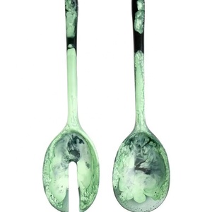 Ensemble de saladiers en résine, best-seller, Artizon Studio, ustensiles à salade faits à la main, compatibles lave-vaisselle, ustensiles de table - Product Image 4